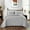 Silver, variant on Home Soft Things 5 Piece Velvet Quilted Bedspread Set - Silver - Oversize King (122" x 106")