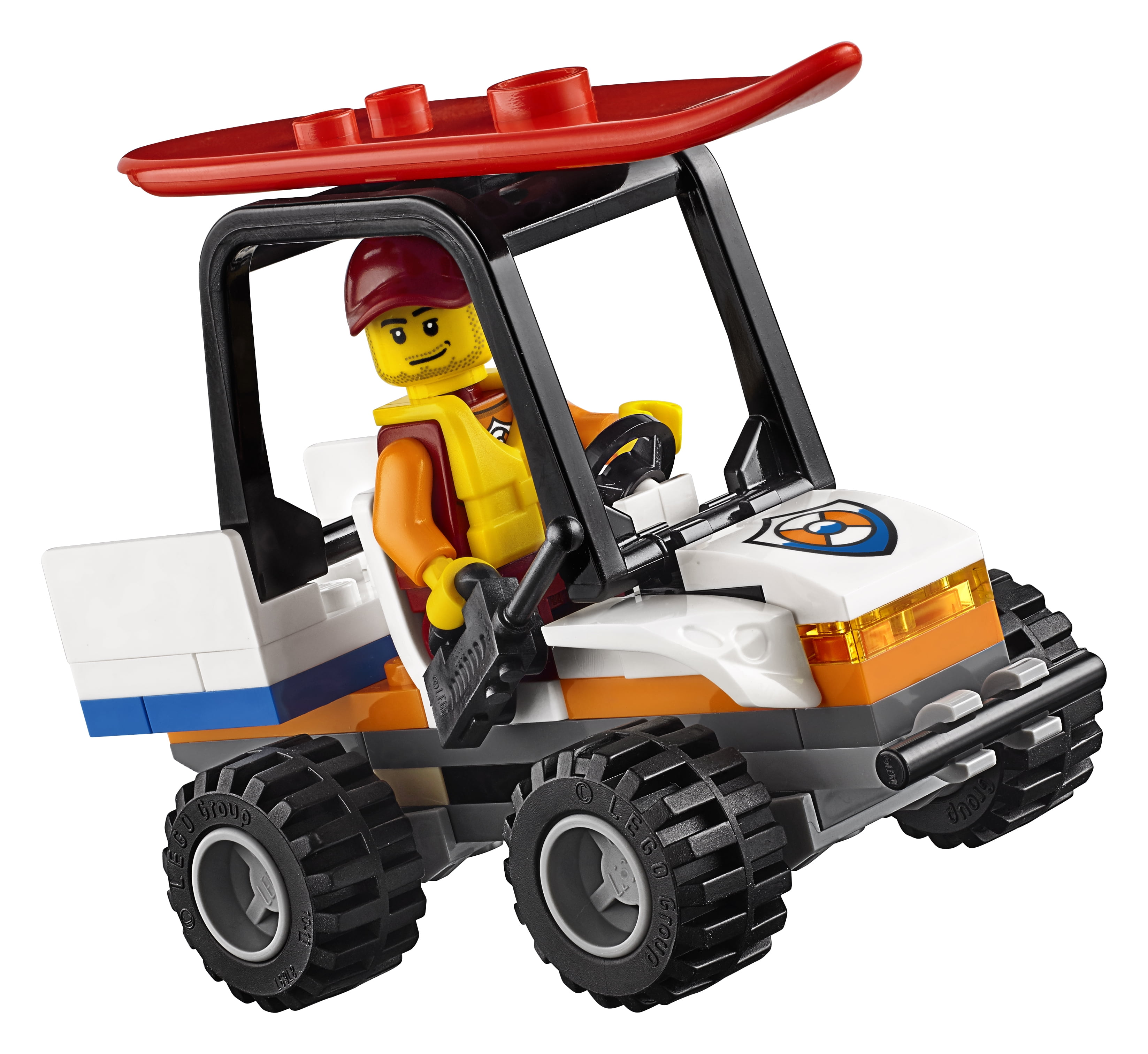 76 Piece LEGO City Coast Guard Coast Guard Starter Set 60163 Building Kit 