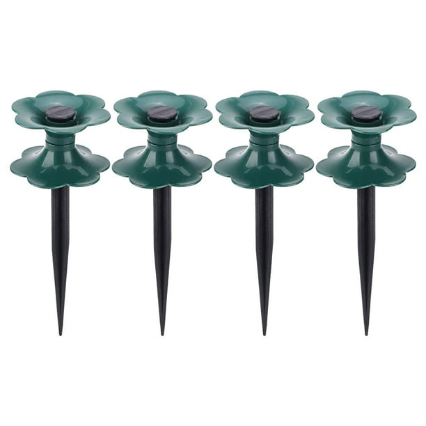 4pcs Manguera Guía Picaciones Manguera de jardín Estacas Ruedas de tubería de bobinado de trabajo pesado