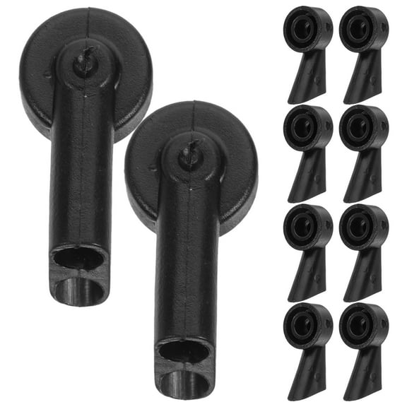 unbranded  10 Pcs Rear Wiper Nozzle Car Windshield Washer Hose Cleaner Automotive Wipers Black