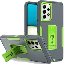 CoverON For Samsung Galaxy A53 5G Phone Case, Military Grade Heavy Duty Full Body Kickstand Cover, Gray