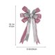 thumbnail image 3 of Adorno Navideño de Lazo | Colgante Rojo para Árbol de Navidad | Lazo Reutilizable con Marco de Acero Resistente a La Decoloración para Envolver Regalos | Decoración Navideña para Interiores y Exterio, 3 of 6