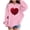 Pink, variant on 3-14Y Boys Girls Sweatshirt Hoodies Long Sleeve Jersey Pullover Pink 150