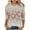 #0-gray, variant on Fall 3/4 Length Sleeve Tops for Women 2024 Floral Print Blouse 3/4 Sleeve Crewneck Plus Size Shirts Dressy Casual Tshirts Going Out Tops for Women Fall Fall Clothes for Women 2024