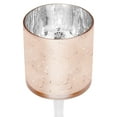 thumbnail image 4 of Koyal Wholesale Rose Gold Long Stem Glass Candle Holder, Set of 3, 4 of 5