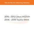 thumbnail image 2 of MAX Advanced Brakes - Rear Brake Kit For 2006-2018 Toyota RAV4 | Carbon Ceramic Brake and Rotor Kit | Daily Performance Cross-Drilled Brake Rotors, 2 of 9