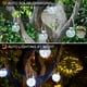 thumbnail image 3 of Farol solar - Paquete de 2 faroles impermeables para exteriores con 30 luces LED navideñas, luces solares decorativas para jardín, cercas y caminos., 3 of 5