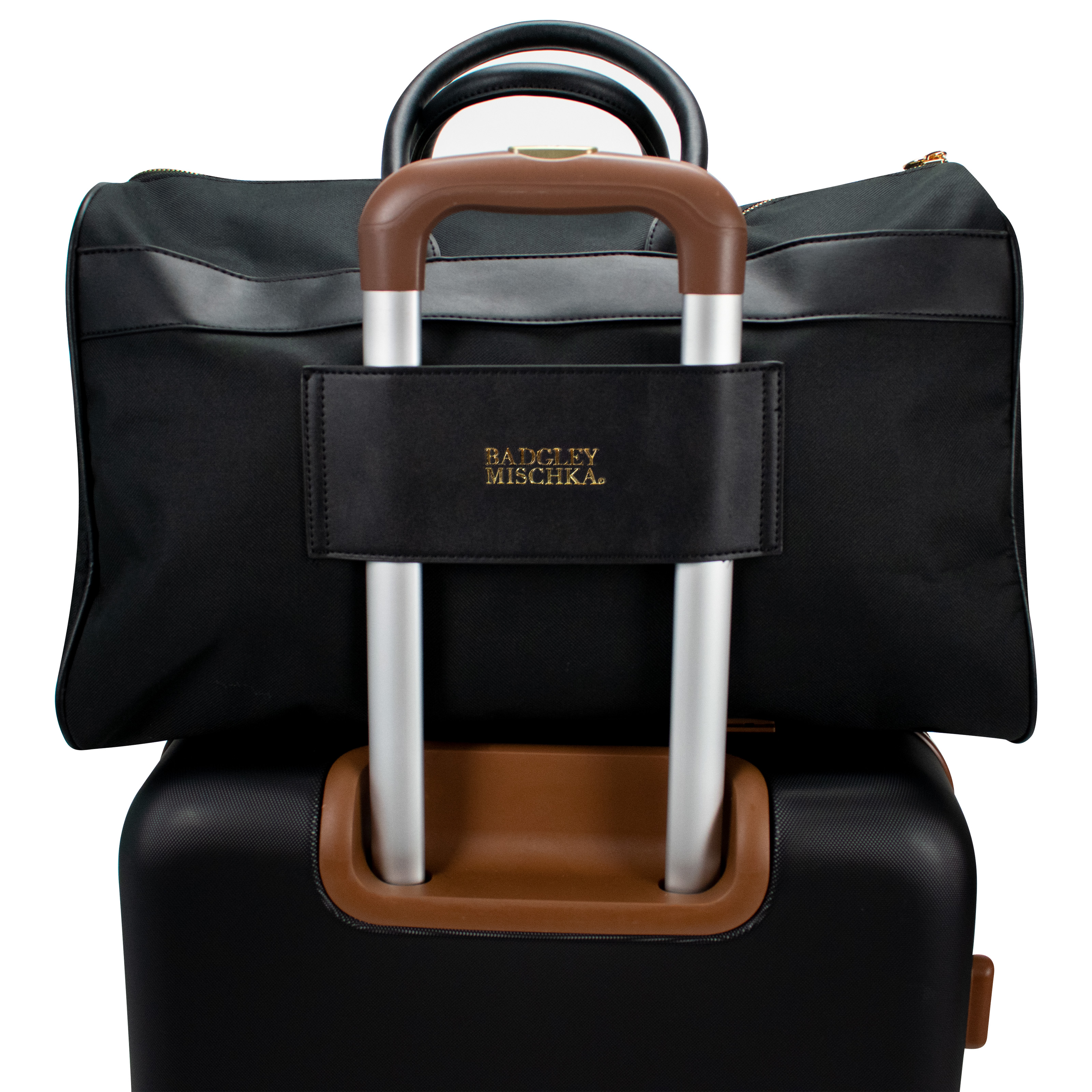 Badgley Mischka Women's Juliet Weekender Duffle Duffel Travel Bag (Black)