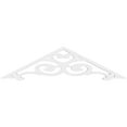 thumbnail image 2 of Ekena Millwork 36"W x 9"H x 1"P (6/12) Pitch Hurley Architectural Grade PVC Gable Pediment, 2 of 5