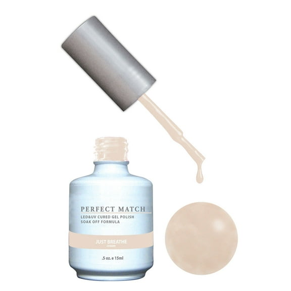 LECHAT Perfect Match Pair of Soak off Gel   Matching Nail Polish - PMS111 - Just Breath