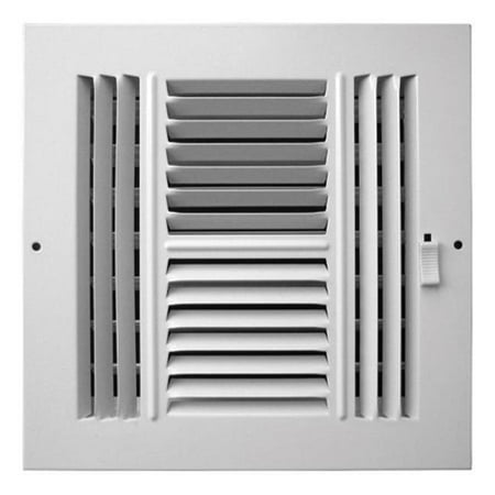

C104M08X08 8 x 8 in. 4 Way Supply Register White