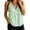Green, variant on Summer Sleeveless Blouse With Luxe Lace Inset And Relaxed Fit Lightweight Hollow Out Design For Everyday Wear Band T Shirt Crop Top