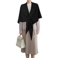 thumbnail image 4 of Shawl Wraps for Women,Casual Soft Comfortable Shawl for Daily Wear, Shawl Wraps for Women,Black,74.8x50.4in, 4 of 7