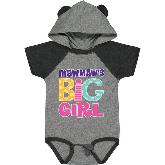Inktastic MawMaw's Big Girl Girls Baby Bodysuit