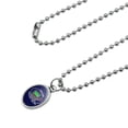 thumbnail image 2 of You Can Count On Me Calculator Funny Humor Antiqued Oval Charm Pendant with Chain, 2 of 4