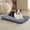 Gray, variant on U By Bedsure Washable Dog Crate Bed, Soft Fluffy Fleece Pet Mat for Large Dogs, Non-Slip Machine Washable Kennel Pad, Grey 35" x 23" x 3.5"