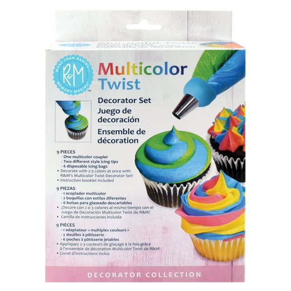R&M International Multicolor Twist Decorating Set