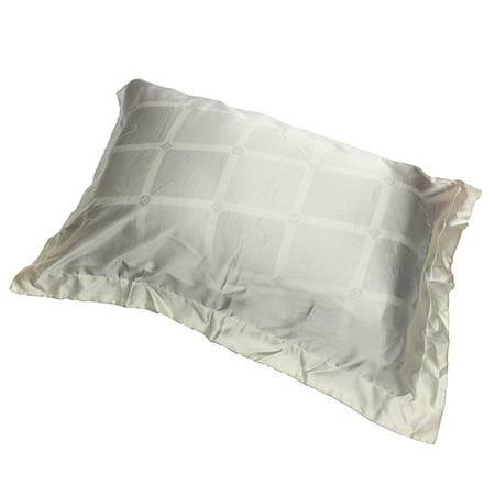 Healthy Silk Sleep Helper - Ivory White Silky Soft Charmeuse Silk Pillow Case Beauty Pillowcase Sleep-helper 33x22
