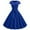 Blue, variant on Patlollav Summer Dresses,Women Short Sleeve Swing 50S Housewife Casual Evening Party Prom Dress