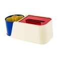 thumbnail image 3 of Portalápices giratorio, caja de pañuelos multifunción, estuche de almacenamiento portátil decorativo de moda, organizador para mesita de noche de, 3 of 8