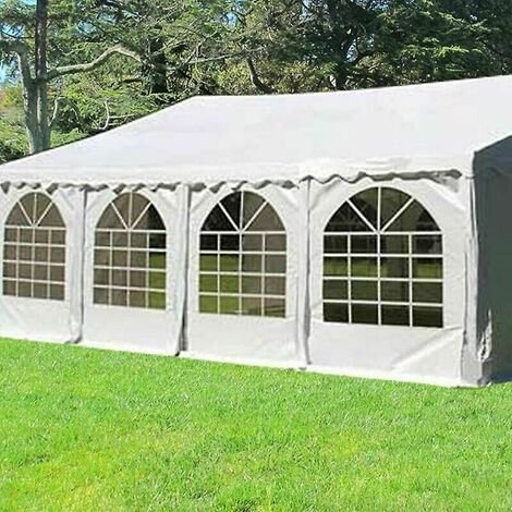 Gazebo con laterales, carpa impermeable con ventanas romanas, perfecto para fiestas, cumpleaños, bodas, picnics, cocheras (sin marco de acero) (verde 6*2M) bodas, picnics, cocheras (sin estructura de