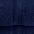 thumbnail image 4 of Beauty Threadz- 100% Cotton Bath Towels 4 Piece Set Soft Fluffy, Absorbent and Quick Dry Perfect for Daily Use – 500 GSM 27” x 54”, Navy Blue, 4 of 7
