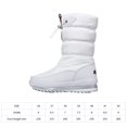 thumbnail image 1 of Zapatos Planos para Mujer Botas Nieve Antideslizantes Invierno Calzado Cómodo, 1 of 9