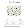 thumbnail image 5 of Yiaed Cute Cat Print Blanket Throw Blanket Soft Cozy Flannel Blanket for Home Bed Sofa Couch Chair-40"x30", 5 of 6