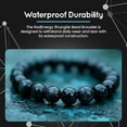 thumbnail image 5 of RadEnergy Shungite Bead Bracelet For Women & Men's Gifts | Healing Crystal Jewelry with Genuine Shungite Stones | Energy Balance and Chakra |  Healing Beaded Stretchable Bracelet 8MM (Color Black), 5 of 7