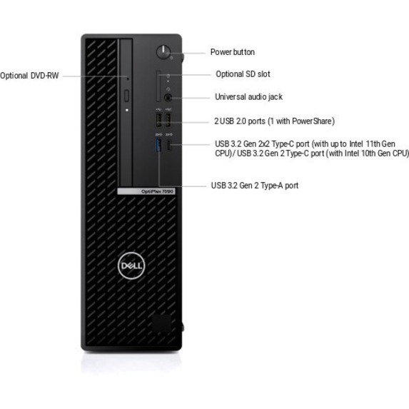 Dell OptiPlex 7000, Intel Core i5-11500, Intel UHD Graphics 750