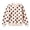 Pink, variant on Girls Contrast Polka Dot Print Crewneck Sweatshirt, Long Sleeve Loose Pullover Top for Big Kids, Cute Classic Dotted Casual Sweatshirt Daily School Wear(White4,2-3 Years)