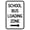 Color 4070, variant on School Bus Loading Zone (with arrow) School Signs Metal Sign Tin Sign 12x16 Inch - Caution Safety Warning Security Signs Indoor & Outdoor Signs for Home, Office, Work