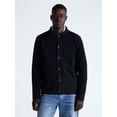 thumbnail image 2 of Free Assembly Men's Cozy Yarn Cardigan Sweater with Long Sleeves, Sizes XS-3XL, 2 of 6