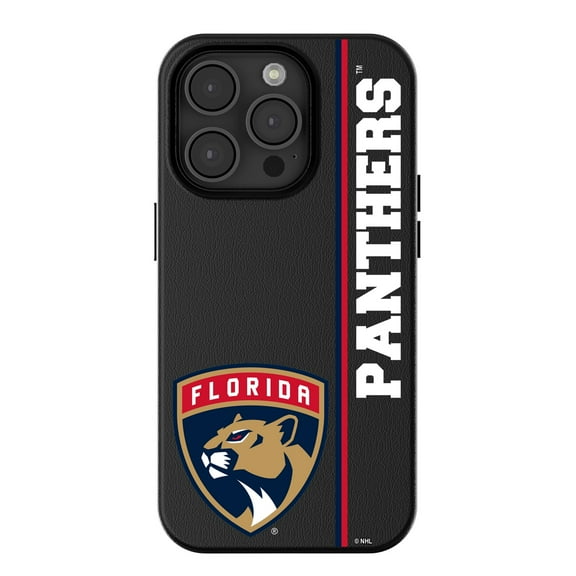 Keyscaper Black Florida Panthers Sidebar Magnetic iPhone Case