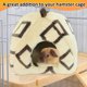 thumbnail image 5 of Accesorios para casa escondite de conejillos de indias, cama cálida para animales pequeños, hámsteres, Chinchillas, conejitos enanos, erizos, 5 of 7