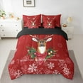 thumbnail image 2 of jejeloiu Christmas Tree Twin Bedding Sets 7-Piece,Marry Xmas Bedding Comforter Set,Jungle Animal Deer Sheet Sets For Girl Boy,Ultra Soft Room Decoration Reversible, 2 of 8