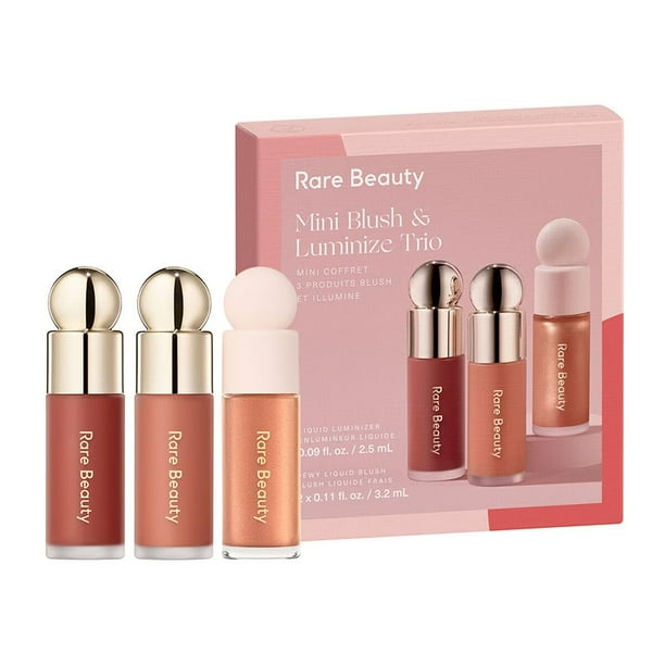 Mini Blush & Luminize Trio de edición limitada de Makeup Rare Beauty
