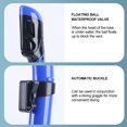 thumbnail image 3 of Tubo de respiración de snorkel para adultos para adultos con natación con válvula automática impermeable y boquilla de silicona de grado, 3 of 7