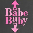 thumbnail image 2 of CafePress - Babe Baby Maternity Dark T Shirt - Maternity Dark T-Shirt, 2 of 3