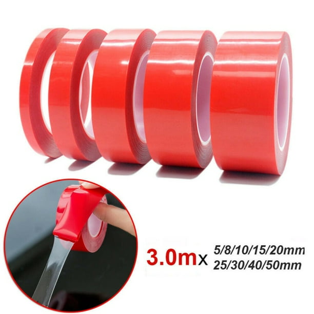 Double Sided Tape Clear Strong Photo Safe Engineered For Holding Waterproof Foam Tape For Car Led Strip Lights Home Decor Office Decor Walmart Com Walmart Com