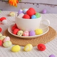 thumbnail image 3 of Mdesiwst 50Pcs Colorful Foam Artificial Eggs Spotted Surface Easter Eggs Decorations DIY Crafts Home Ornament, 3 of 5