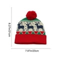 thumbnail image 3 of NWOKYZGH 1 Pack Christmas LED Light-up Knitted Beanie Hat Colorful Flashing Holiday Xmas Christmas Party Supplies, 3 of 6