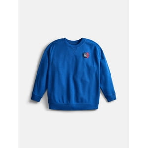 Wonder Nation Little Boys Crewneck Graphic Sweatshirt