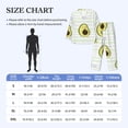 thumbnail image 4 of Balery Avocado of a Hear Pattern Pajama Sets for Men Long Sleeve 2 Piece Sleepwear Loungewear Sets Soft PJ's with Pockets Long Sleeve Comfy Pj Sets-Large, 4 of 7
