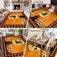 thumbnail image 6 of Halloween Washable Living Room Rugs 6'x9', Witch Cat Castle Low Pile Throw Large Area Rug Non-Slip Sturdy Edge Binding Carpet for Dining Room Kitchen Office, 6 of 9