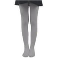 thumbnail image 2 of Penkiiy Toddler Girls Cotton Tights Leggings Footed Pantyhose Winter Stockings Pants for Kids L Gray, 2 of 8