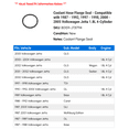 thumbnail image 2 of Coolant Hose Flange Seal - Compatible with 1987 - 1992, 1997 - 1998, 2000 - 2005 Volkswagen Jetta 1.8L 4-Cylinder 1988 1989 1990 1991 2001 2002 2003 2004, 2 of 2