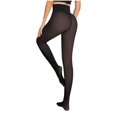 thumbnail image 4 of New Compression Band & One Seam Option, The Original Magic Fleece Lined Leggings Footwear,Women Shaping Snatch Waist Stay Warm Fleece Tights Light_Small, 4 of 6