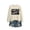 Beige, variant on Women's Overstimulated Moms Club Bubble Letter Crewneck Sweatshirt Oversized Mom Life Fall Winter Casual Layering Long Sleeve Pullover Top 1PC S-XXL Plus Size Friendly