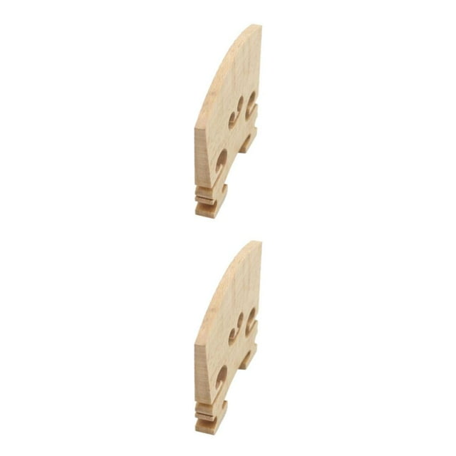 Guardoinrt Wood Premium Violin Bridges Fit For Effortless Installation Violin Strings Bridge Fiddle Bridges As shown 2Set